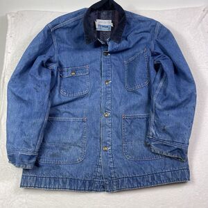 Vintage Sears Leisure Chore Blanket Lined Work Coat Jacket XL 46/48 True Vintage